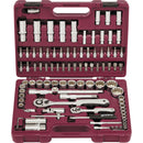1/4", 1/2" DR Universal tool set with Multiprof sockets 94 pcs UTS0094MP Thorvik Tools