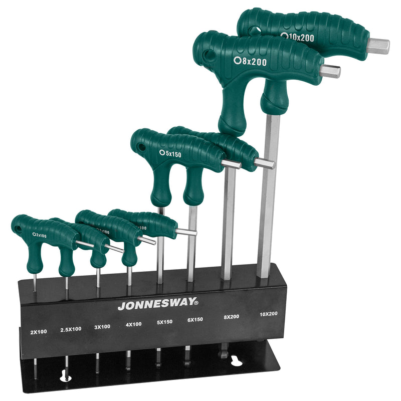 8 Piece Two Way Ball Point & Hex, 2-10 mm H10MB08S Jonnesway Tools